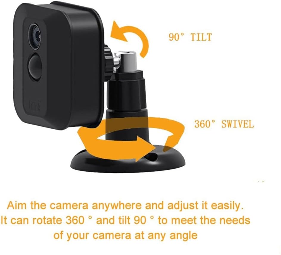 3 piezas para soporte de cámara Blink para exteriores, soporte de pared ajustable de 360 grados, resistente para Blink XT2 accesorios de sistema de