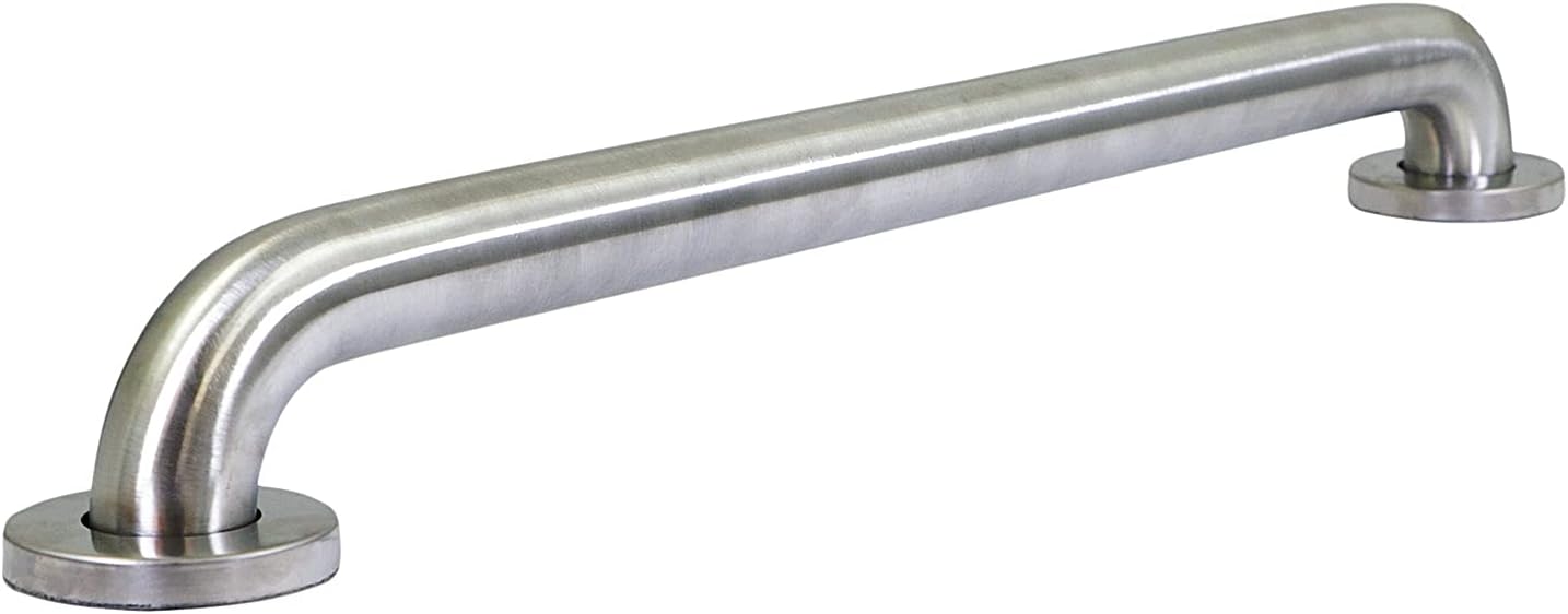 Barras de agarre de metal cepillado para baño, mango de ducha fuerte y mango de baño para mayor seguridad, barras de agarre de ducha para personas