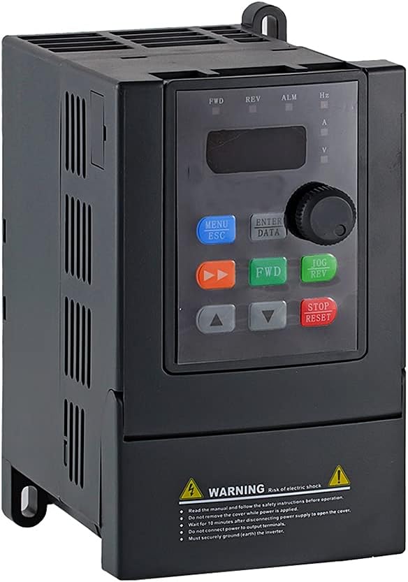 ATO 1hp VFD monofásico a trifásico, 220V monofásico a 3 fase VFD variable unidad de frecuencia para controles de velocidad de motor de CA trifásicos