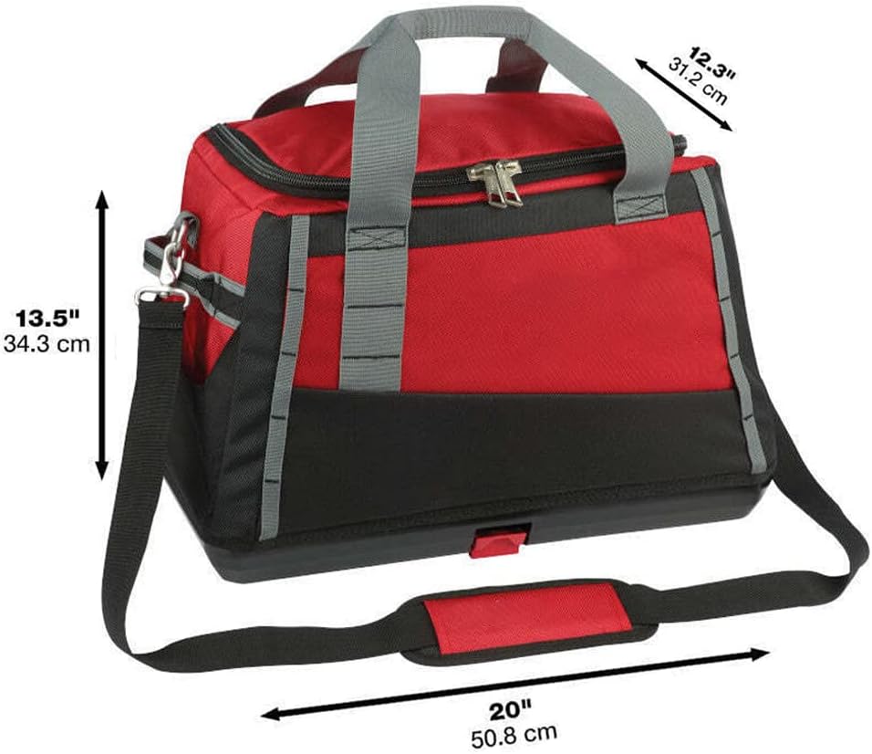48-22-8322 para Milwaukee de 20 pulgadas, resistente, compatible con bolsa de herramientas de transporte de poliéster Packout Dimensiones (pulgadas)