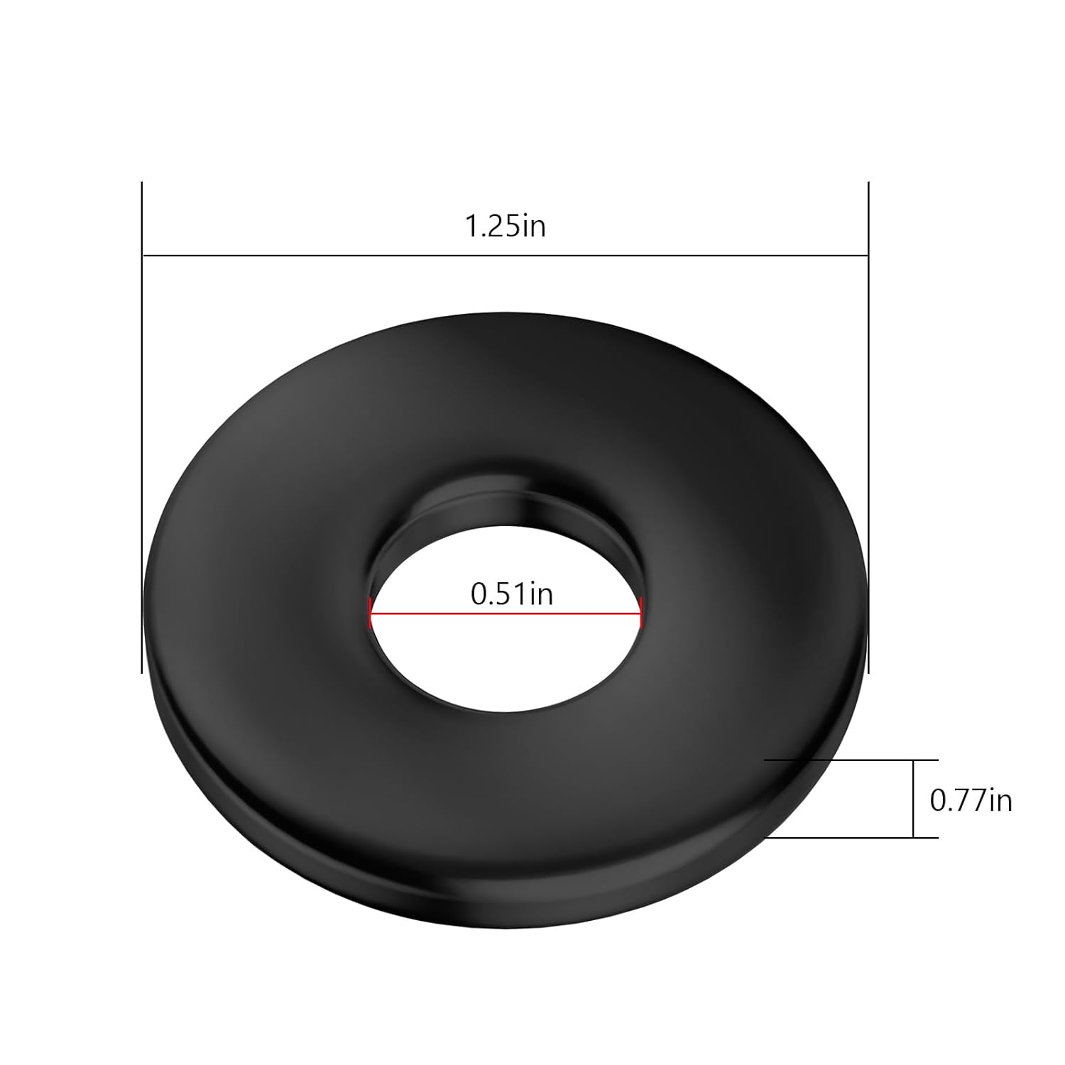 60 arandelas planas de acero inoxidable 304 de acero inoxidable 304 para tornillos y pernos, adecuadas para mantenimiento de fábrica, cocina, tienda