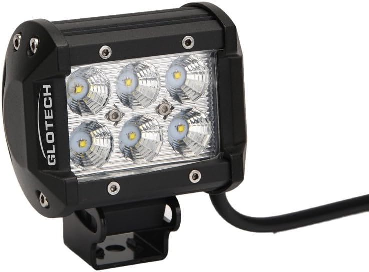 4 pulgadas 18W 6 CREE LED SUV todoterreno barco faro luz antiniebla de conducción + soporte de montaje. Y por favor modifica la marca y la