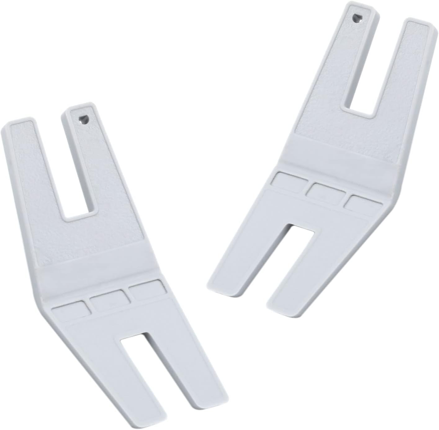 2 piezas de placa de liquidación de botones, herramienta de costura multifuncional, botón de junco, joroba, pies prensatelas de puente 413105601