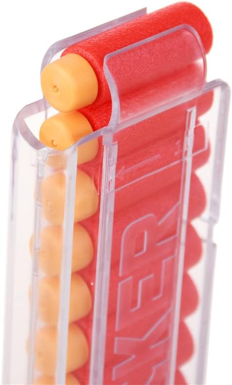 200pcs Gen3 Stefan Short Darts for Nerf Blaster Modify Toy for Adventure Force Nexus Pro and Worker Swift Blaster (Red)