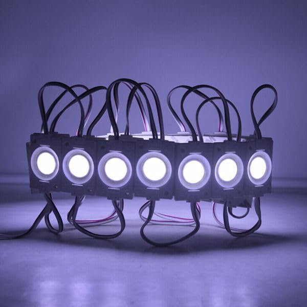 Flulep Lámpara brillante DC 12V de la cartelera del club de la luz de tira IP65 del módulo 1 LED de la MAZORCA