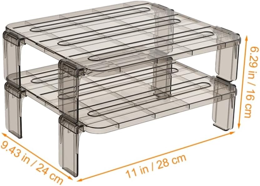 HOMSFOU Estante para refrigerador, suministros de cocina, gabinete, organizador, organizador de cocina, estante de almacenamiento, estantes de