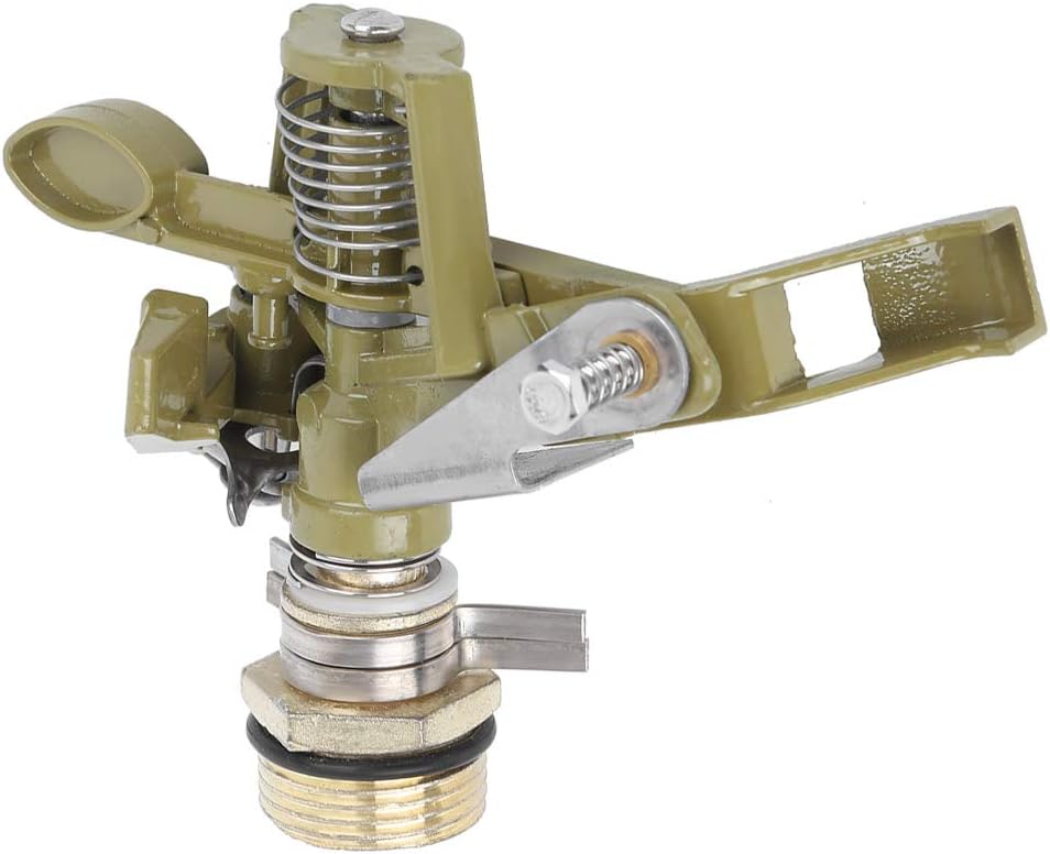Fydun G34in M Thread 360 Degree Rotating Sprinkler Sprayer Nozzle for Garden Lawn Irrigation G34in M Thread 360 for Family