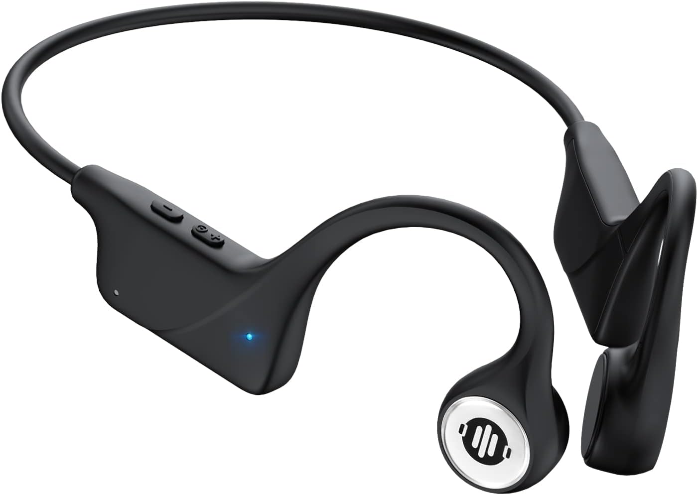 Auriculares de conducción ósea, auriculares Bluetoth de oreja abiertaAir Bone con micrófono, auriculares deportivos inalámbricos para entrenamiento,
