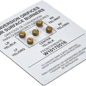 Whirlpool WPW10170516 OEM Gas Range LP Kit de conversión de orificio Whirlpool WPW10170516 OEM Gas Range LP Kit de conversión de orificio