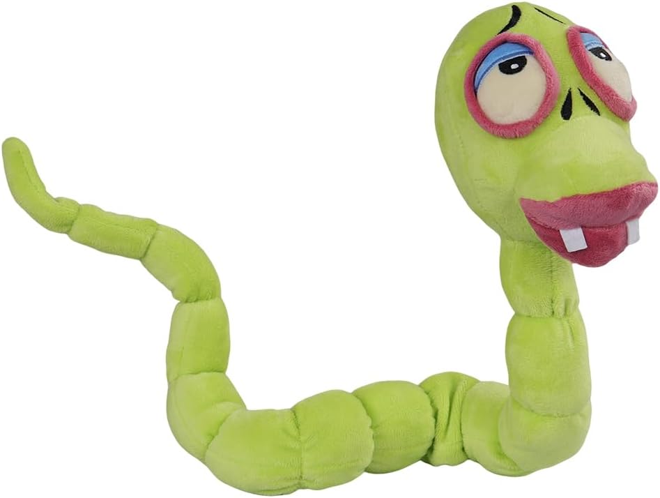 Muñeco de peluche de gusanos para niños, cojín de espalda rellena de insectos, almohada de animal suave
