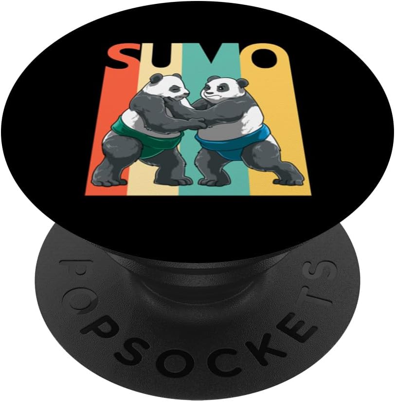 Panda Japan Sumo PopSockets Swappable PopGrip