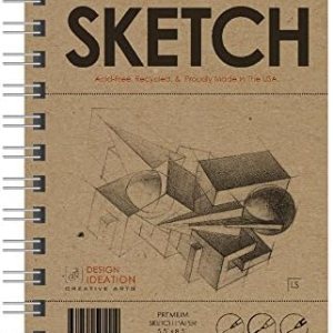 Design Ideation Cuaderno de bocetos cuaderno de bocetos de papel premium para lápiz, tinta, marcador, carbón y pinturas de acuarela. Ideal para Design Ideation Cuaderno de bocetos cuaderno de bocetos de papel premium para lápiz, tinta, marcador, carbón y pinturas de acuarela. Ideal para