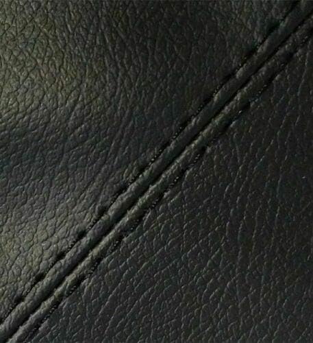 Autoguru Cubierta de reposabrazos de la tapa de la consola piel de cuero de PVC hecha para Hyundai Veloster 2012-2018 negro