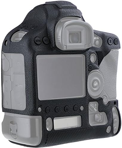Canon EOS 1DX II – Carcasa para cámara de goma de silicona profesional, funda protectora desmontable para Canon 1DX II (negro)