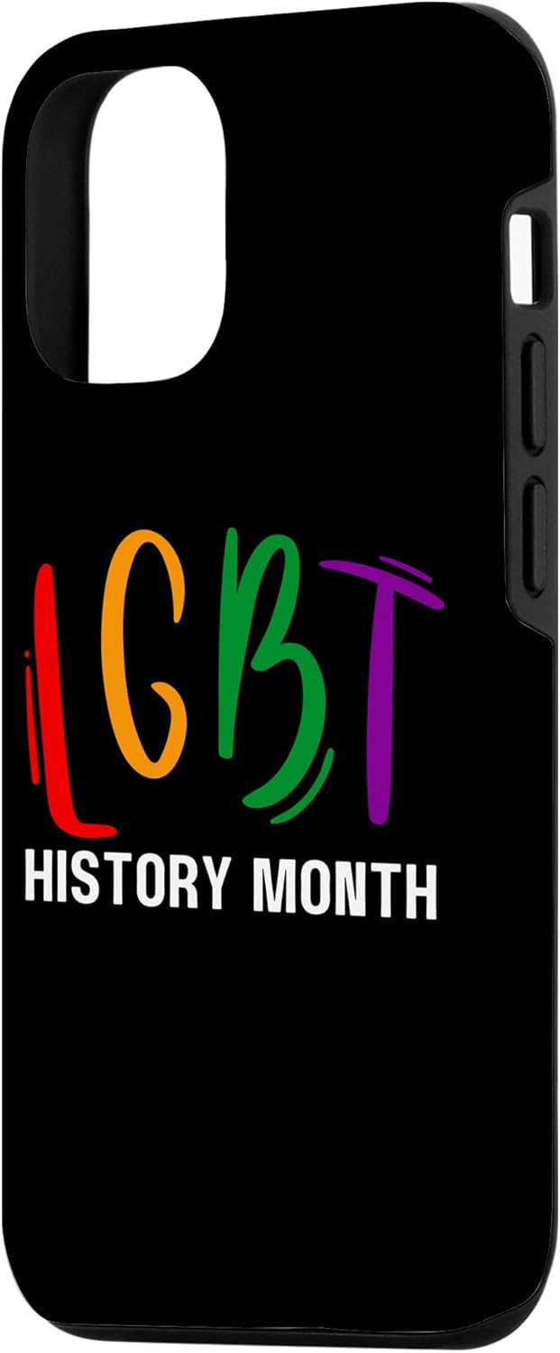 iPhone 1212 Pro LGBT History Month Lesbian Gay Bisexual Transgender Holiday Case