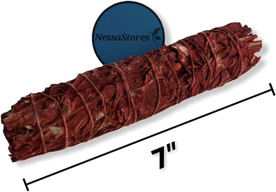 NESSASTORES – Paquete de incienso blanco de salvia + sangre de dragón de 7 pulgadas #JC-207 (3 piezas)