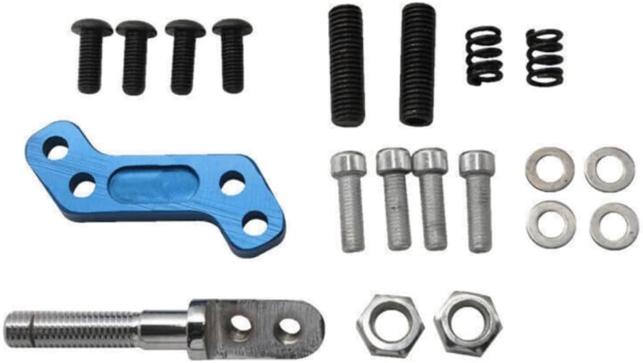 Compatible con T-5 T-45 Tranny Quick Short Throw Shifter GL GLS GT LX SVT (negro, aluminio)