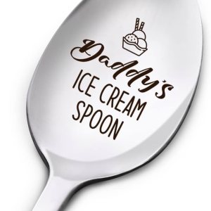 Cuchara de helado para regalo para papá nuevo, cuchara de helado para papá, regalo de cumpleaños y Navidad para papá primerizo, regalos para papá de Cuchara de helado para regalo para papá nuevo, cuchara de helado para papá, regalo de cumpleaños y Navidad para papá primerizo, regalos para papá de