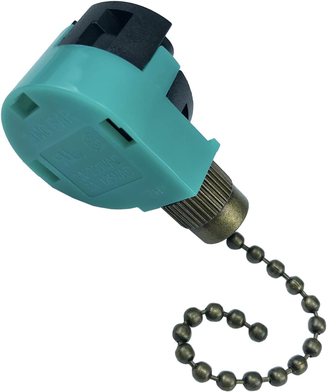 Paquete de 3 interruptores de ventilador de techo de 3 velocidades 4 cables Zing Ear ZE-268S6 interruptor de cadena compatible con interruptor de