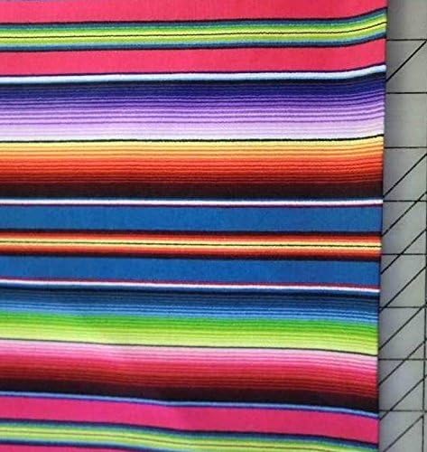1 yarda Fiesta Stripe by Elizabeth’s Studio – Edredón de tela 100% algodón, 263, color azul
