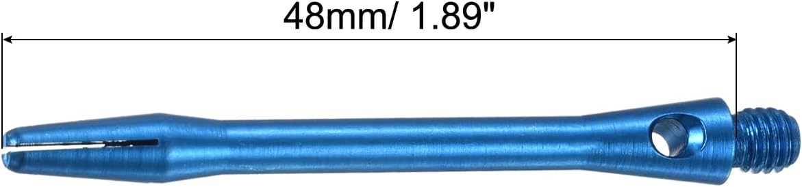 PATIKIL Dart Shafts – Tallos de dardos de aluminio de rosca mediana de 2BA, accesorios de lanzamiento para punta de acero