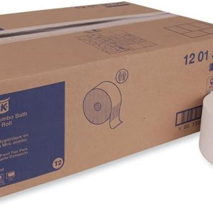 Advanced Jumbo – Papel higiénico para baño, seguro séptico, 1 capa, blanco, 3.48 pulgadas x 1200 pies, 12 rollos por caja Advanced Jumbo – Papel higiénico para baño, seguro séptico, 1 capa, blanco, 3.48 pulgadas x 1200 pies, 12 rollos por caja