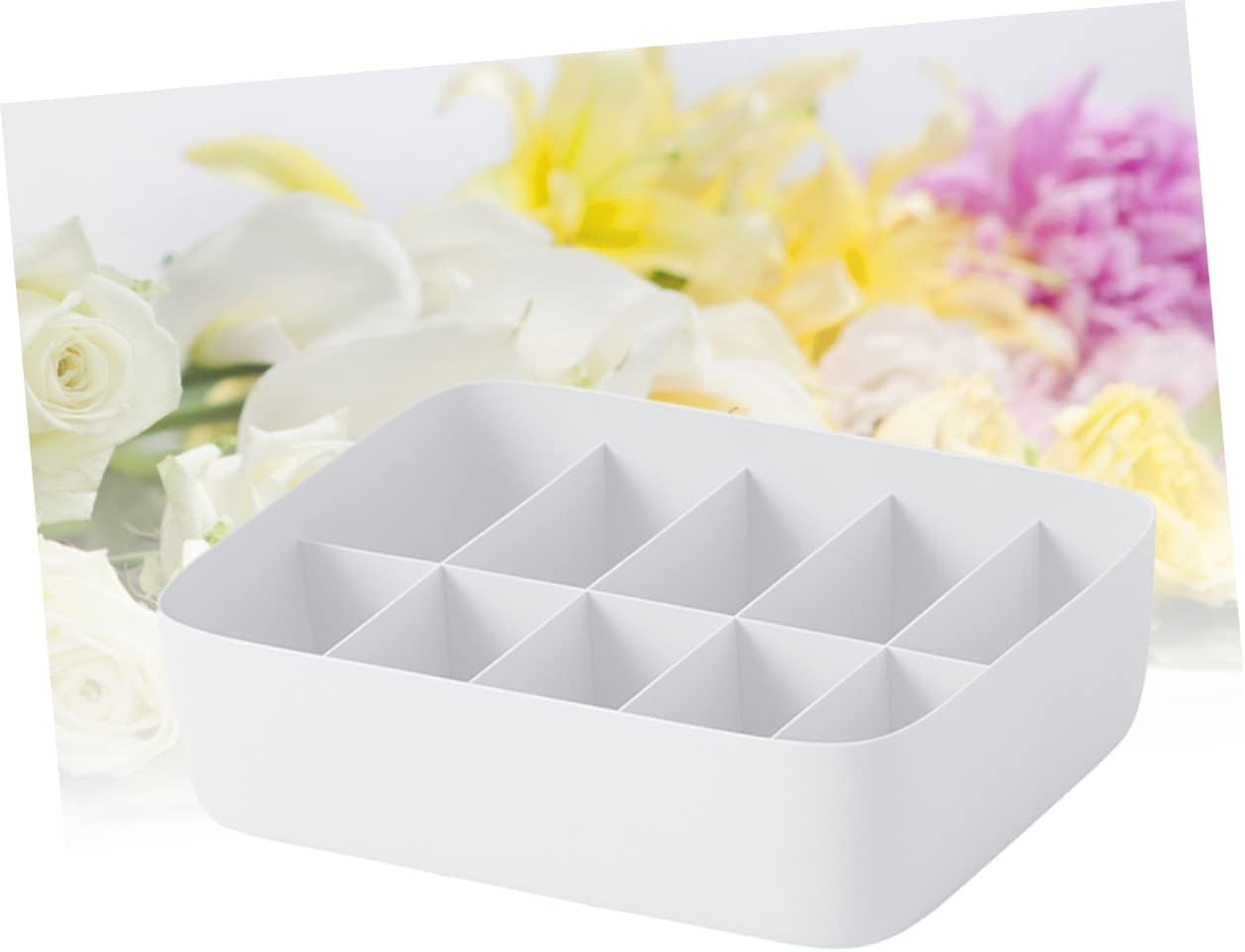Holibanna Caja de 2 piezas de sujetador organizador cajón contenedor de almacenamiento apilable cesta de almacenamiento de ropa blanca