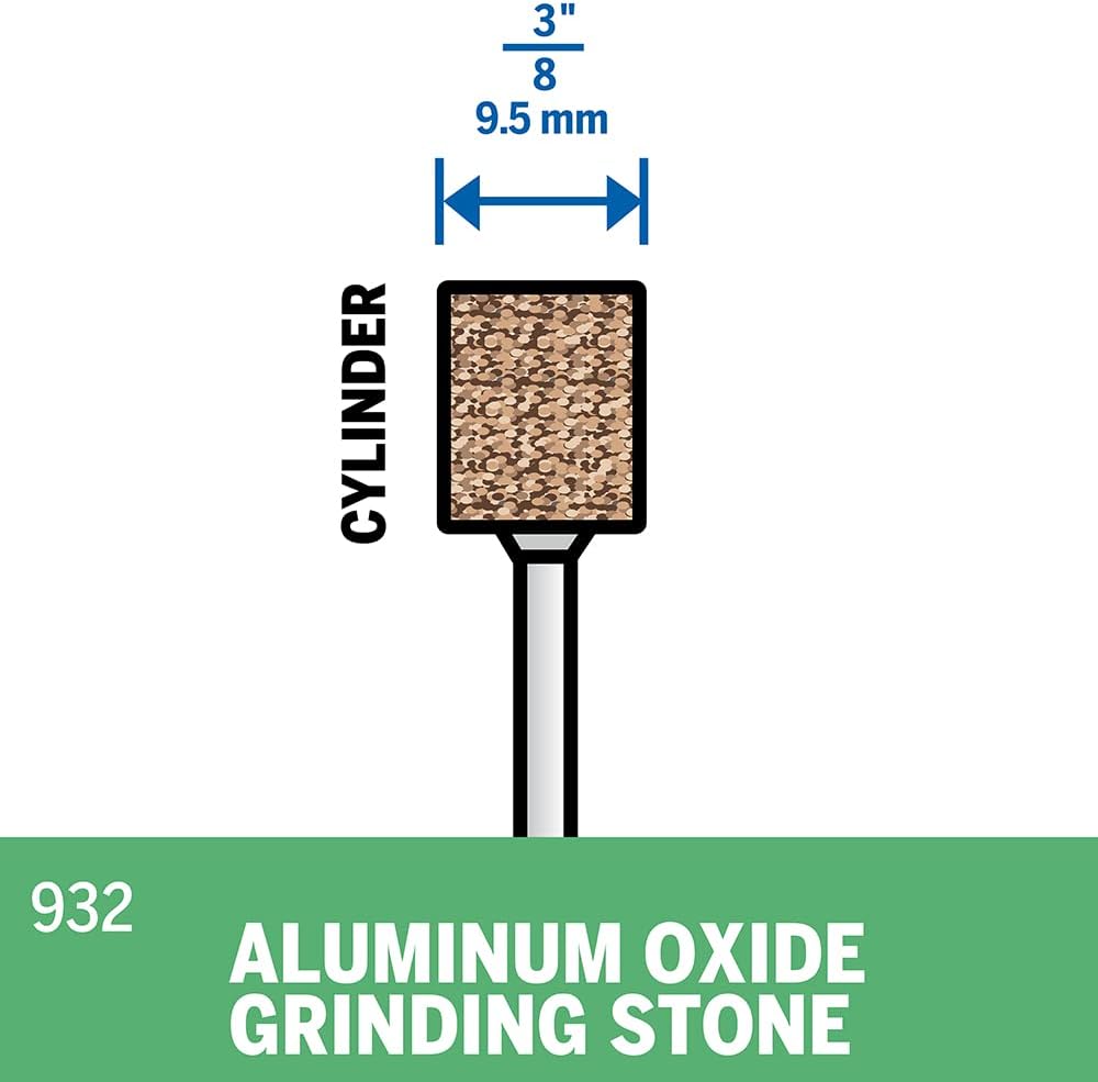 Dremel Piedra de molienda de óxido de aluminio 932 (paquete de 2)