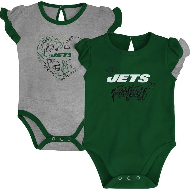 Outerstuff NFL – Conjunto de 2 piezas para recién nacidos con diseño de enredadera
