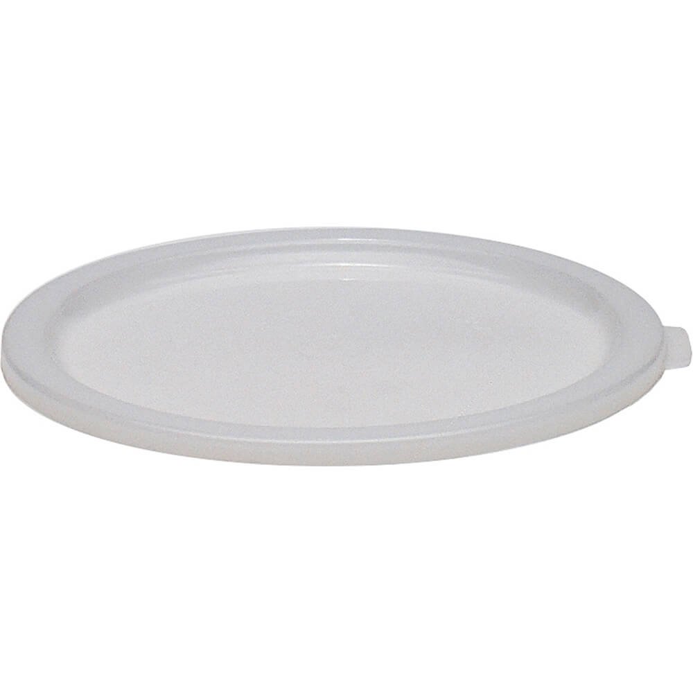 Cambro RFSC6148 Tapa de poliéster blanca para contenedores redondos de 6 y 8 cuartos de galón