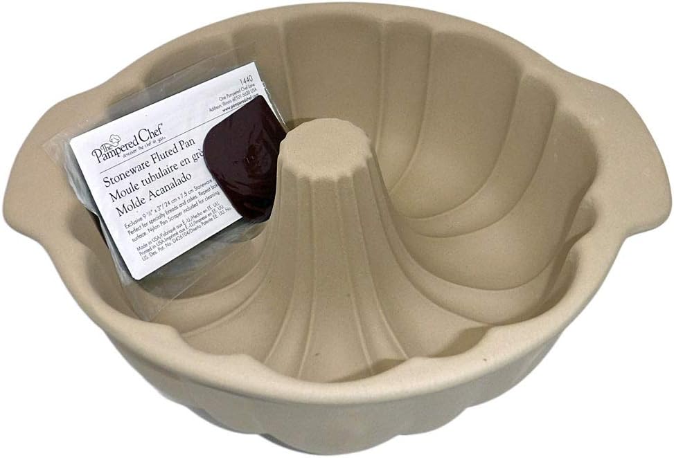 Pampered Chef Sartén estriada de gres #1440