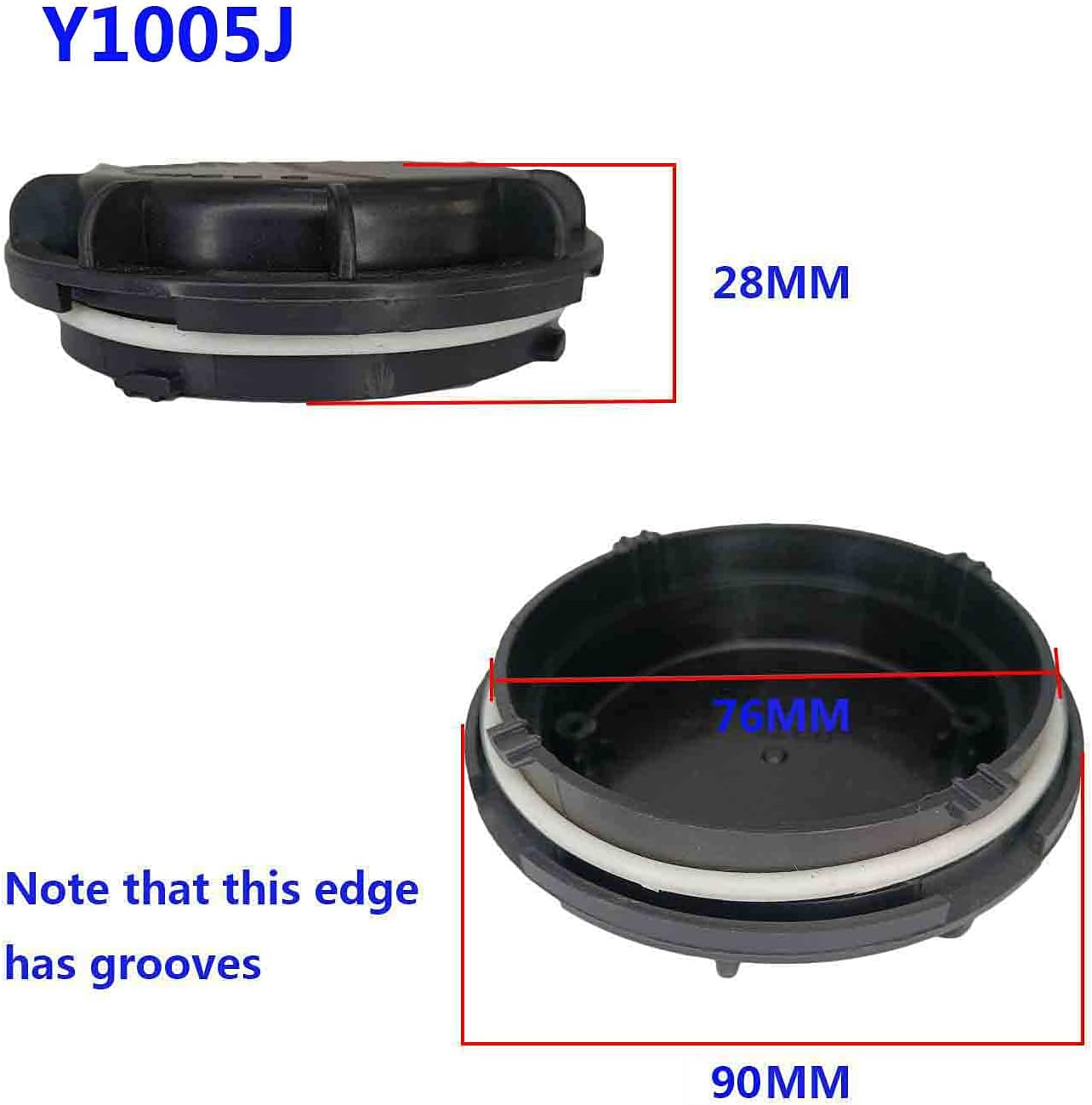 1 Pc YEHOLTE For Kia Cerato Forte 3 Pro 2019 2018 Headlamp Dust Cover LED Bulb Extension Cap Headlight Lamp Plug Shell 2009-2020 (Y1005J-1)