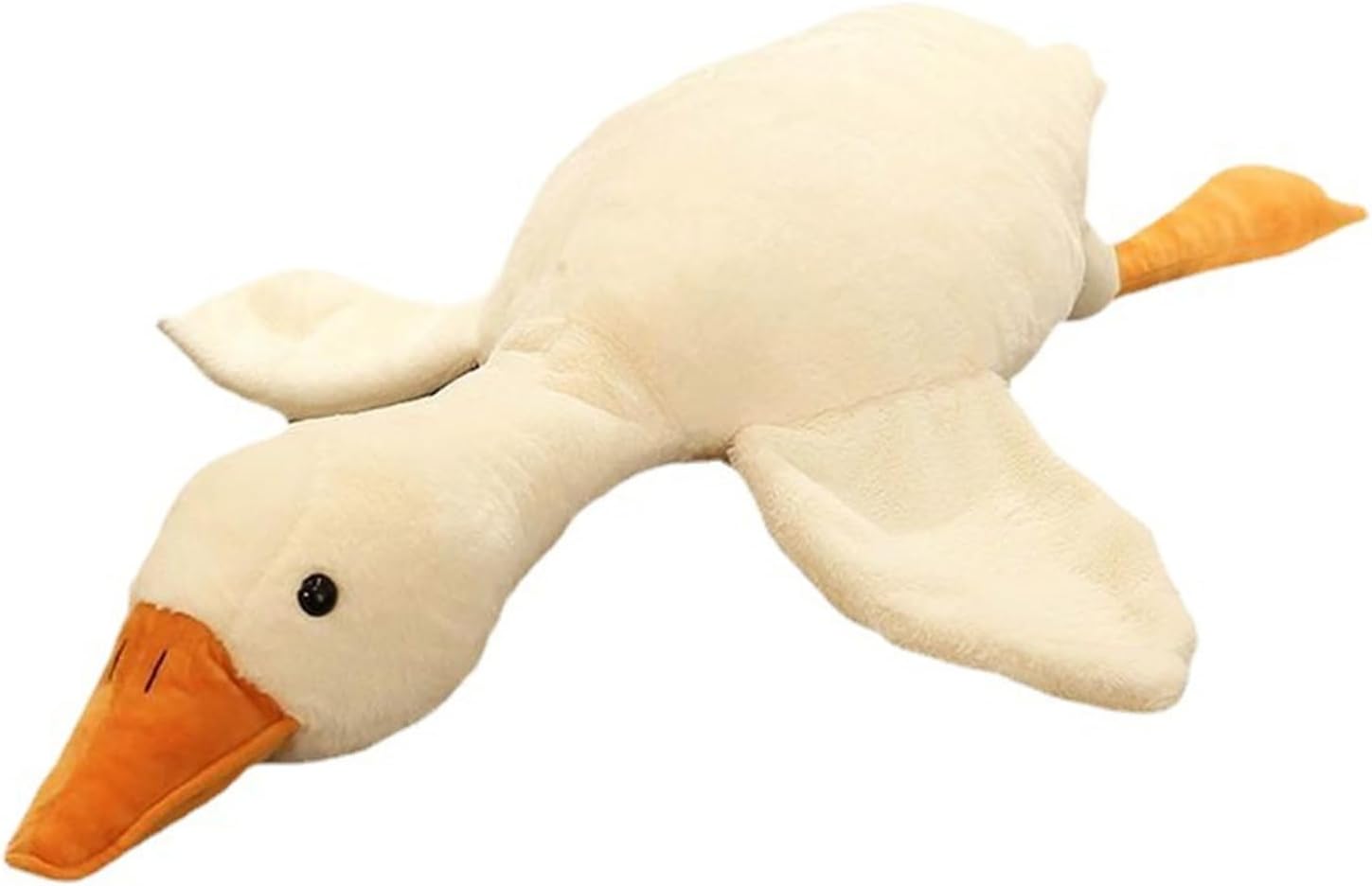 Almohada de peluche de ganso de peluche de pato grande, lindo juguete de peluche de ganso, regalo de Navidad de 35.4 pulgadas