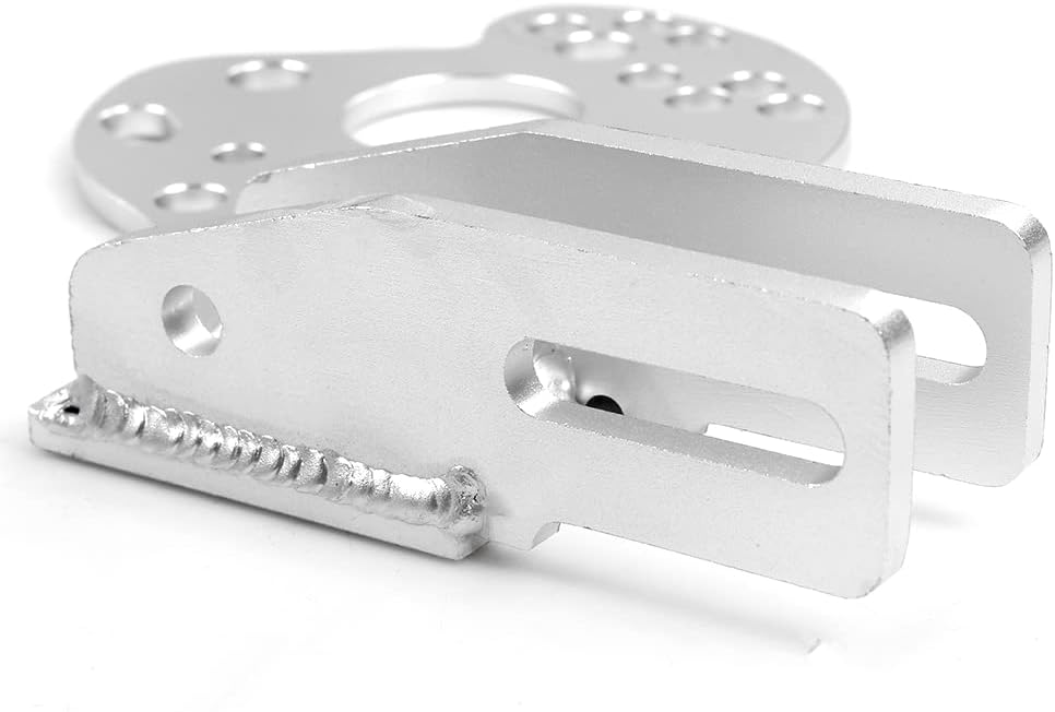 BARTOO Kit de barra de amarre de aluminio para brazo de control inferior inferior compatible con Honda Civic RSX DC5 EP3 EM2 ES1, plateado