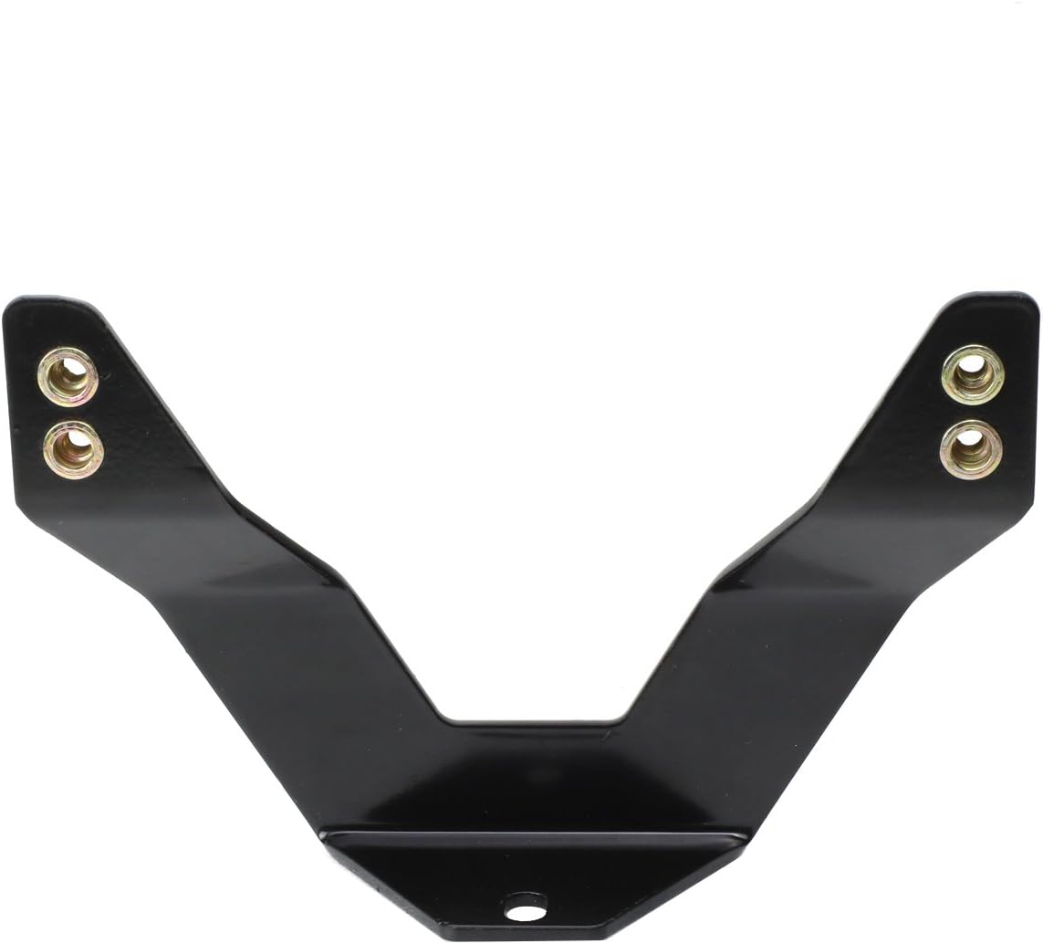 Compatible con Pathfinder Frontier Xterra Barra de parachoques negra de 3 pulgadas + placa deslizante + kit de reubicación