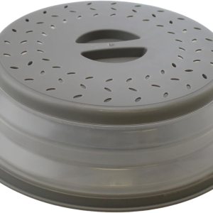 Dependable Industries’ 2 en 1 plegable cubierta protectora contra salpicaduras de microondas y colador de lavado de verduras lo último en cocina Dependable Industries’ 2 en 1 plegable cubierta protectora contra salpicaduras de microondas y colador de lavado de verduras lo último en cocina