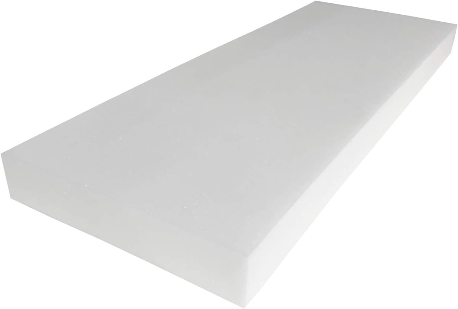 Foamma Acolchado de espuma de tapicería de densidad media de 1 x 18 x 40 pulgadas, almohada gruesa personalizada, espuma de repuesto para silla y