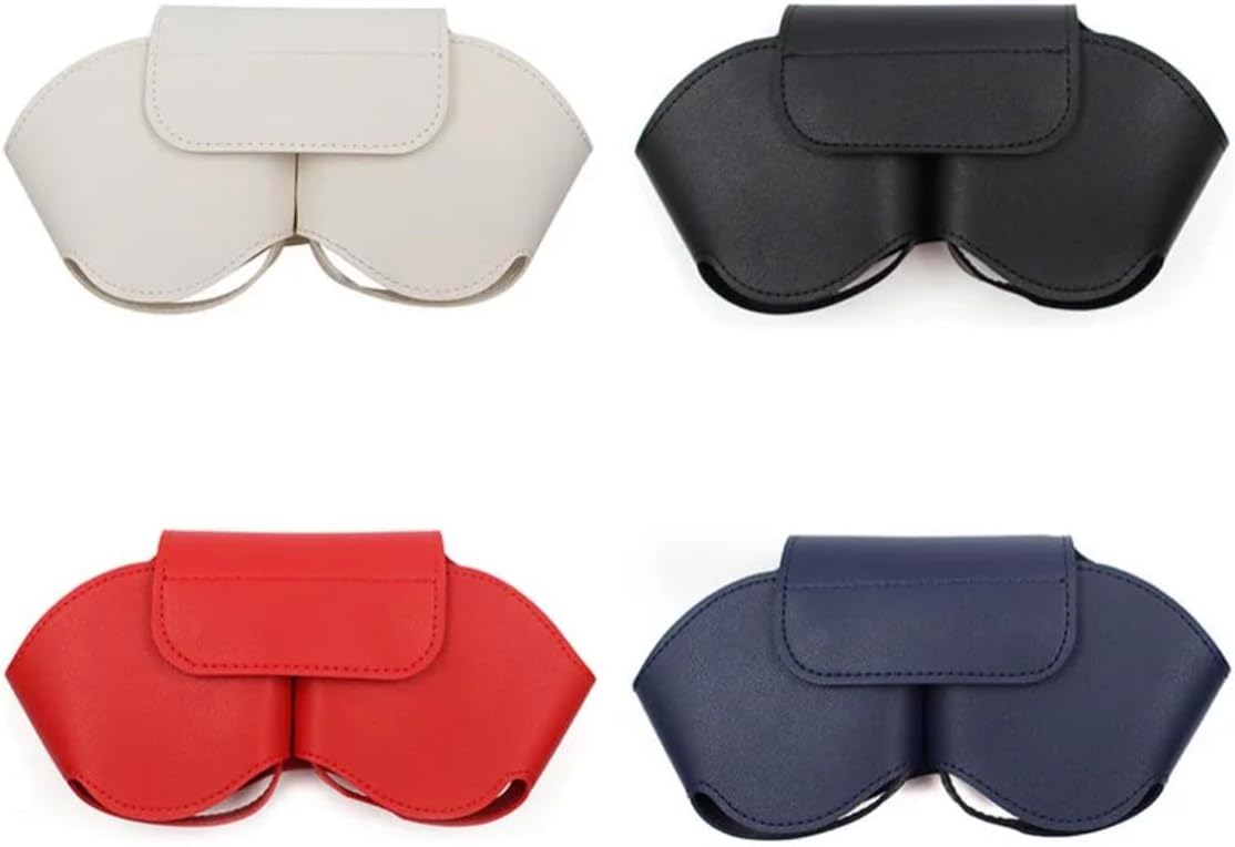 Funda para AirPod Max, funda de viaje portátil en piel vegana duradera, color azul