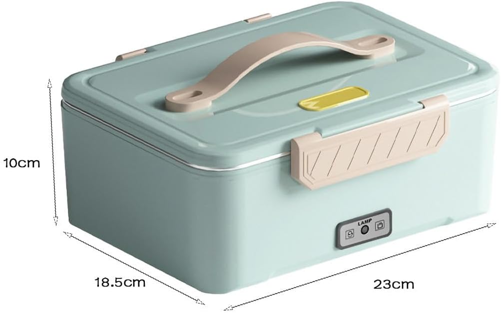 Fiambrera climatizada,Fiambrera calefactora para el trabajo,Calentador de alimentos para coche,Loncheras Electricas para Calentar Almuerzo,Lonchera
