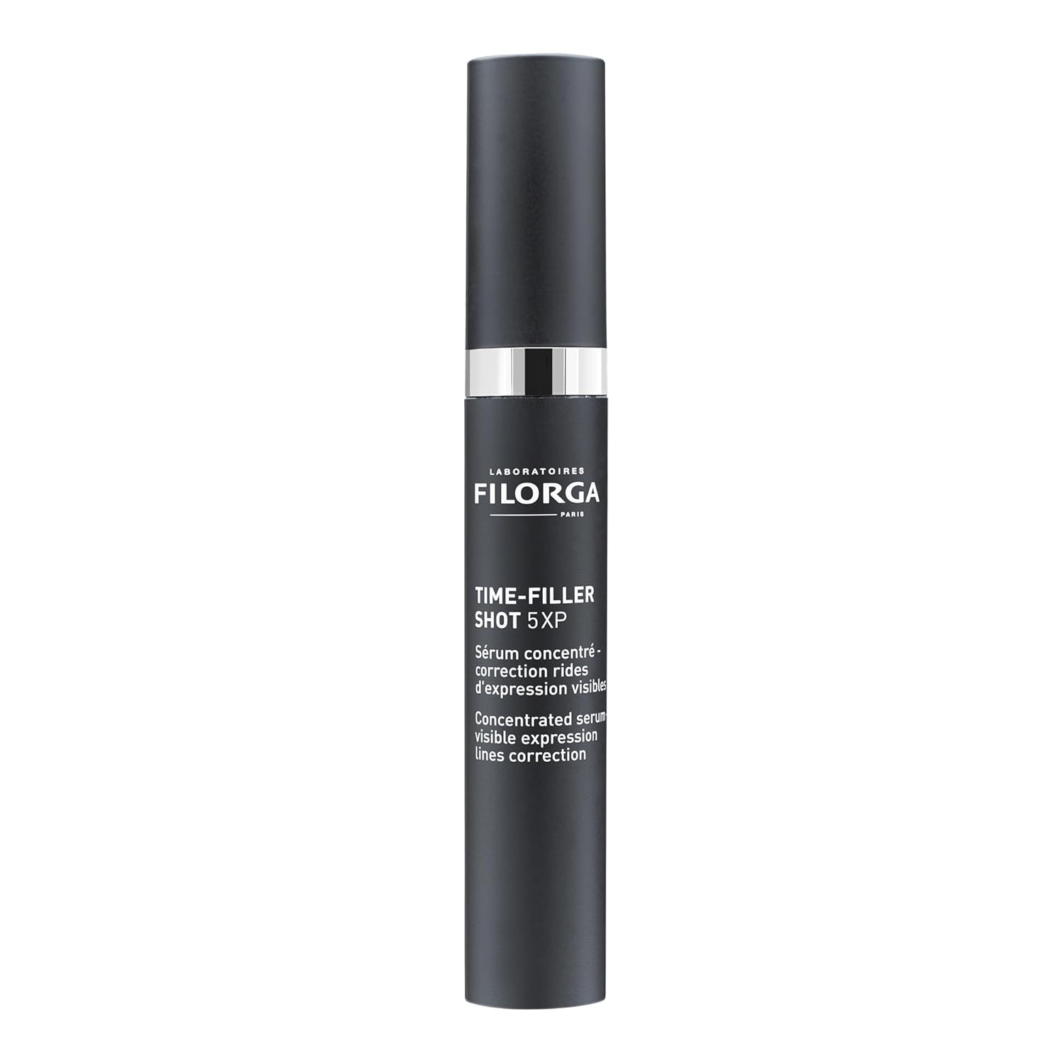 Filorga Time-Filler Shot, un suero hidratante con tecnología de neuropéptidos y polisacáridos para relajar las líneas de expresión, hidratar y