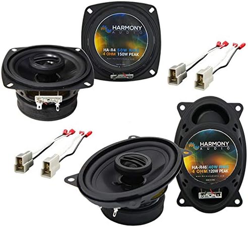 Harmony Audio Compatible con GEO Metro Convertible 1991-1994 Altavoz OEM Actualización Harmony R4 R46 Pack Nuevo