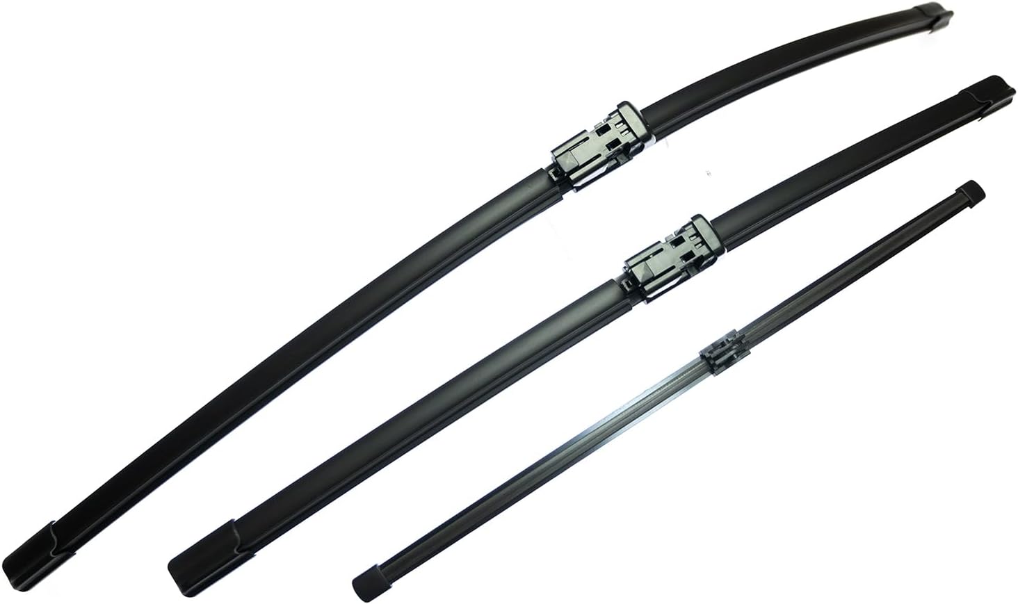 3 limpiaparabrisas de repuesto para Audi Q7 2017 2018 2019 2020 2021 202227 pulgadas + 20 pulgadas + 15 pulgadas (paquete de 3) para todas las