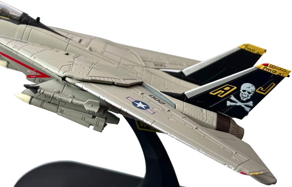 Grumman F-14 F-14A F-14B F-14D Tomcat Fighter Aviones de combate de metal militar fundido a presión modelo de avión de metal (F-14A)