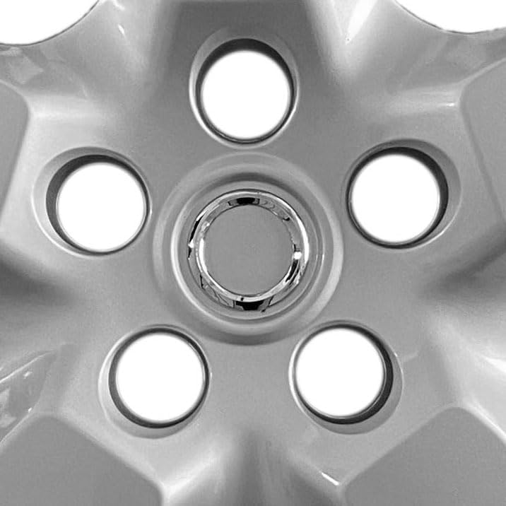 Hubcaps.com – Tapacubos plateados de 16 pulgadas de alta calidad para Nissan Rogue 2008, 2009, 2010, 2011, 2012, 2013, 2014 y 2015, construcción