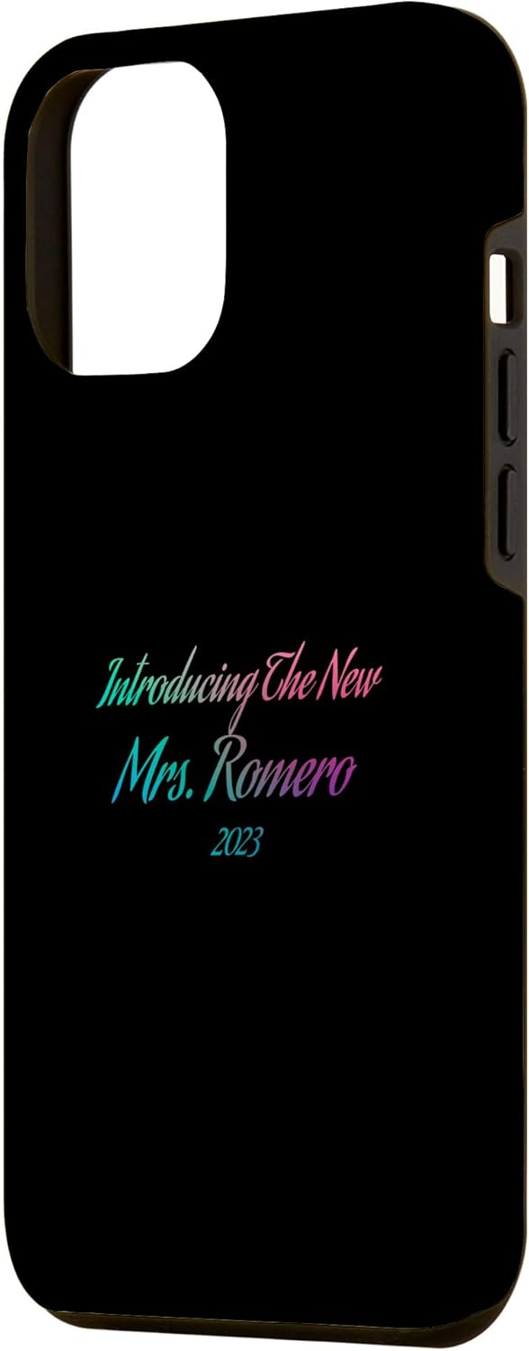 iPhone 14 Plus Introducing the new Mrs ROMERO 2023 wedding engagement Case