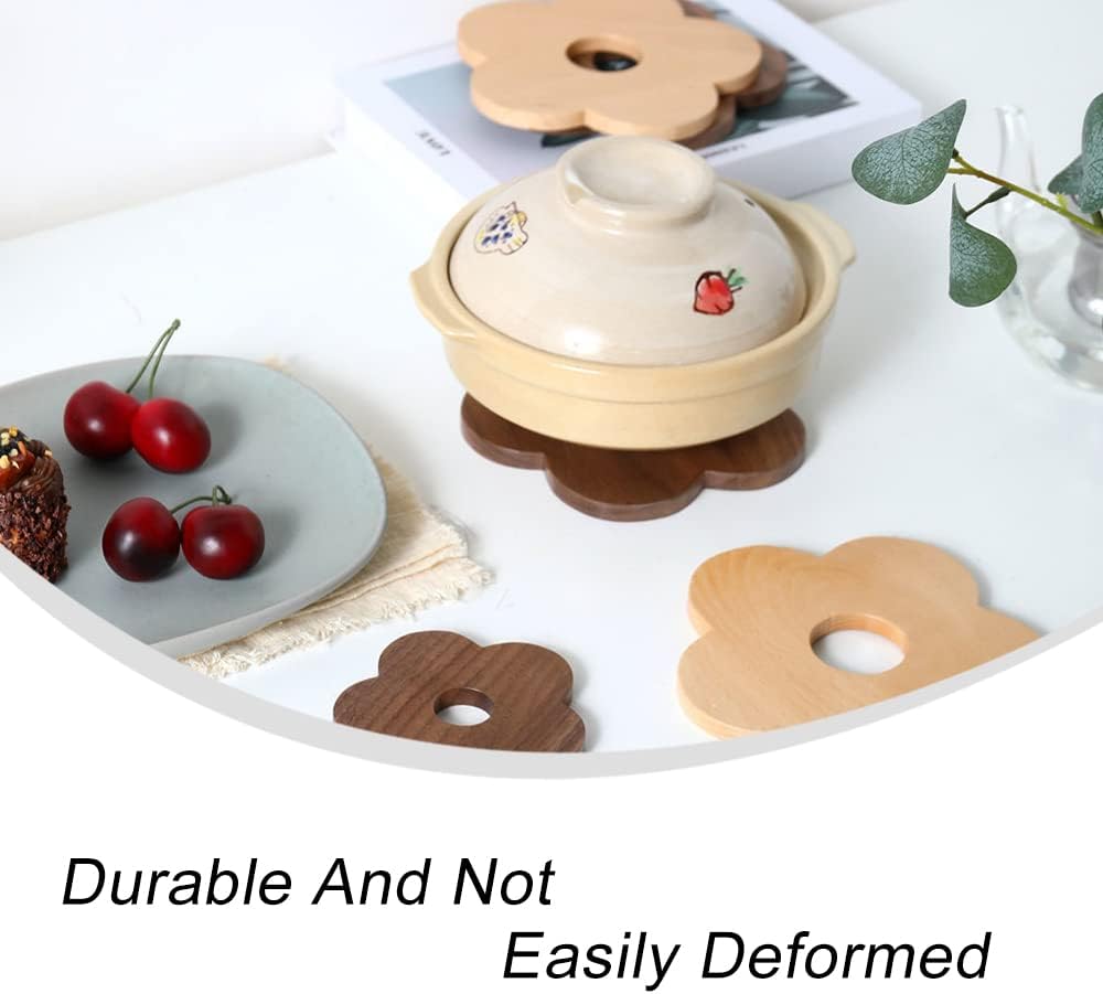 Estera de taza de café, posavasos de té de nogal negro, tapete creativo para bebidas para mesa de café, restaurantes, hoteles