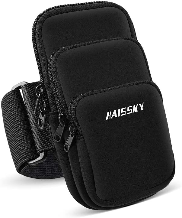 3 bolsillos para teléfono para correr para iPhone 15 14 Pro Max 13 Plus 12 11 XS XR X 8 7 Galaxy S23 bolsa para tarjetas de llaves, resistente al