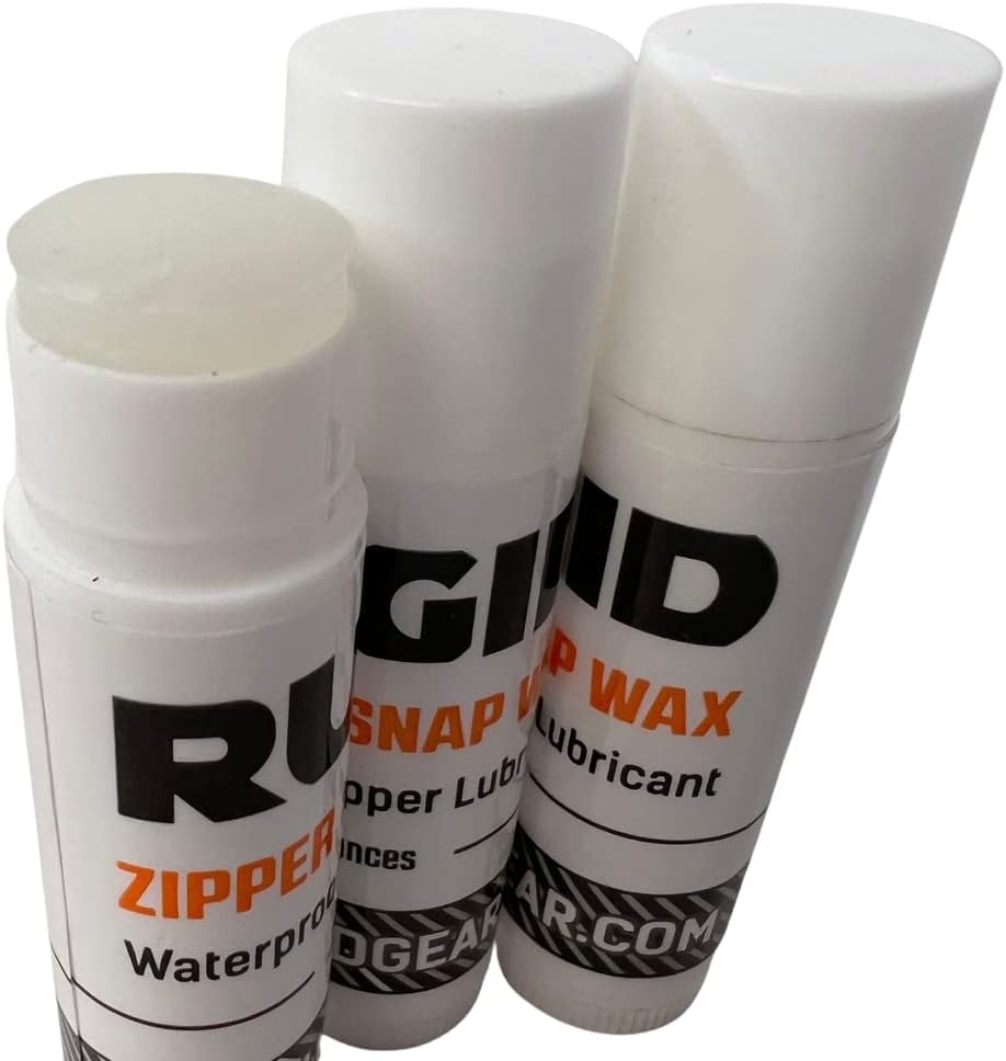 Lubricante con cremallera, paquete de 3 barras de cera para cremalleras impermeables en enfriadores, bolsas, trajes de neopreno, equipo de buceo,