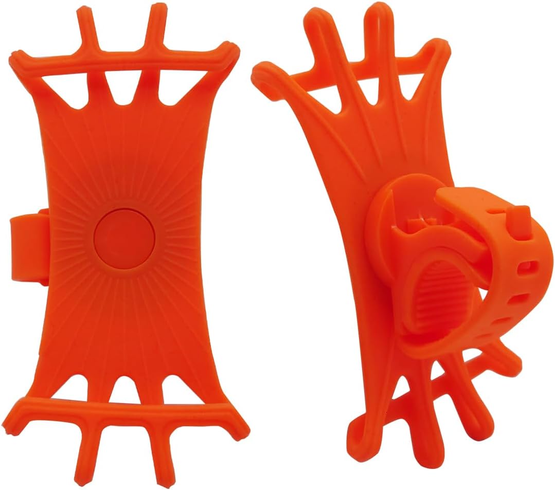 Soporte de teléfono para bicicleta, accesorios universales de silicona para teléfono celular, rotación de 360, compatible con iPhone 1211 Pro Max XS