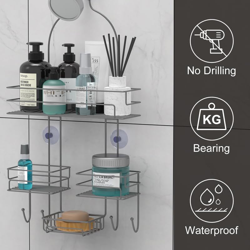 Shower Caddy Connectors Suction Cups for Bathroom, Heavy Strength Large Suction Cups Without Hooks Replacement Heavy Strength Clear Suction Cups (10
